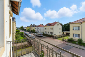 mit Balkon und Aussicht