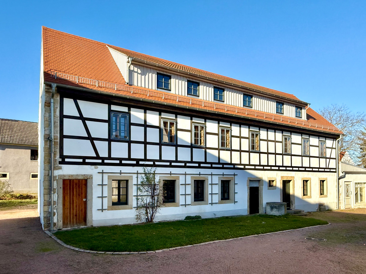 Wohnstallhaus mit Fachwerk