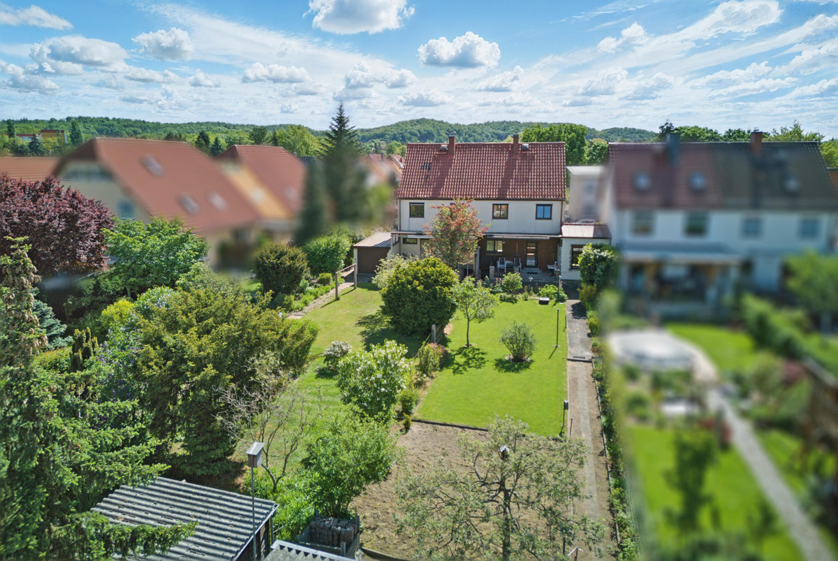 Blick auf den Garten