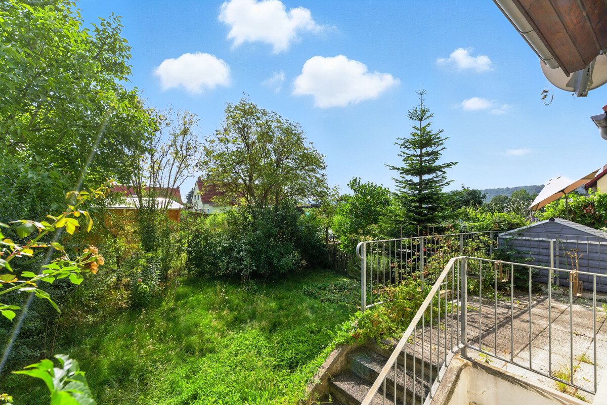 Terrasse mit Gartenoase