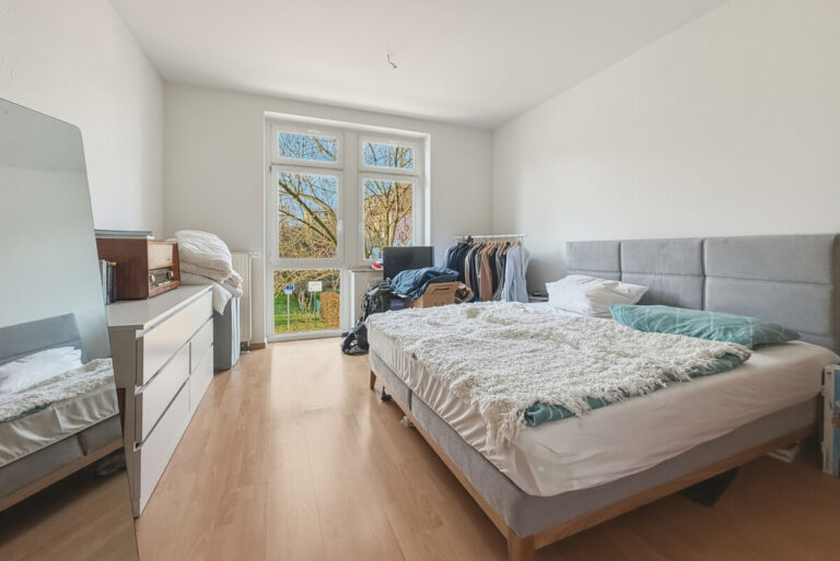 Schlafzimmer Richtung Norden