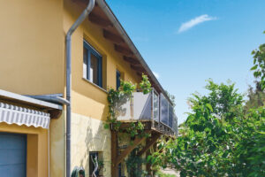 Balkon in Süd-West-Ausrichtung