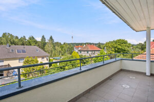 Blick von der Dachterrasse