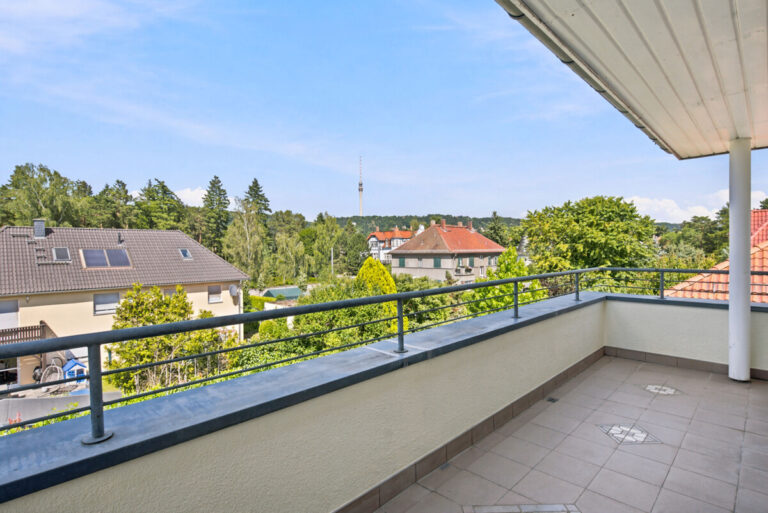 Blick von der Dachterrasse