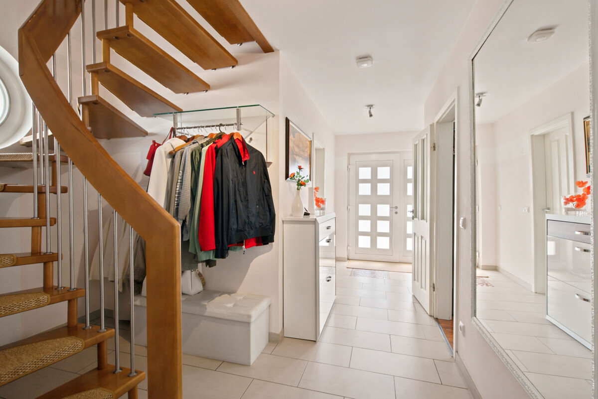 Garderobe im Erdgeschoss