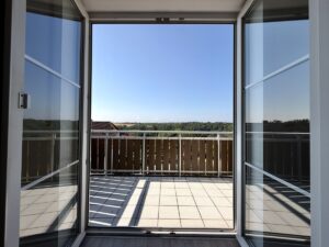 Balkon mit Südausrichtung