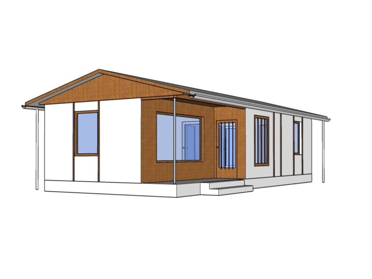 Westansicht Bungalow